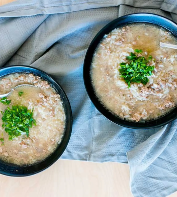 CHÁO DÊ THỊT BẰM