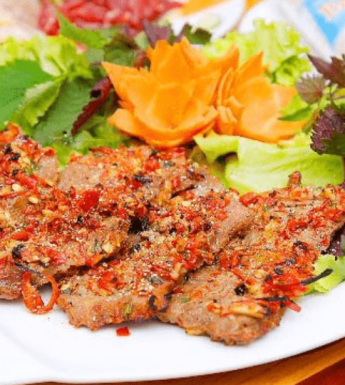 THỊT DÊ NƯỚNG MUỐI ỚT