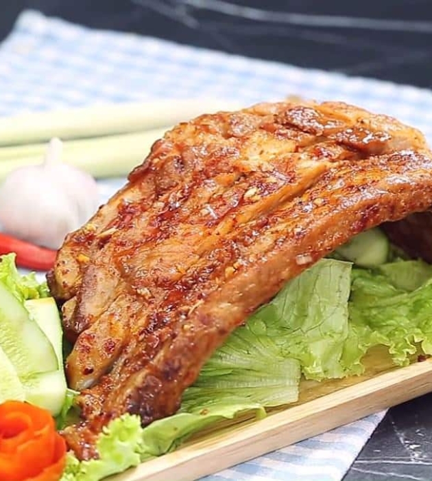 SƯỜN DÊ NƯỚNG CHAO